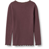 Wheat Fudge Rib Blouse Reese