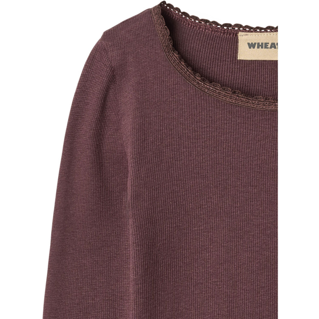 Wheat Fudge Rib Blouse Reese