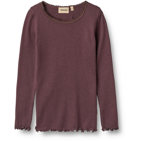 Wheat Fudge Rib Blouse Reese