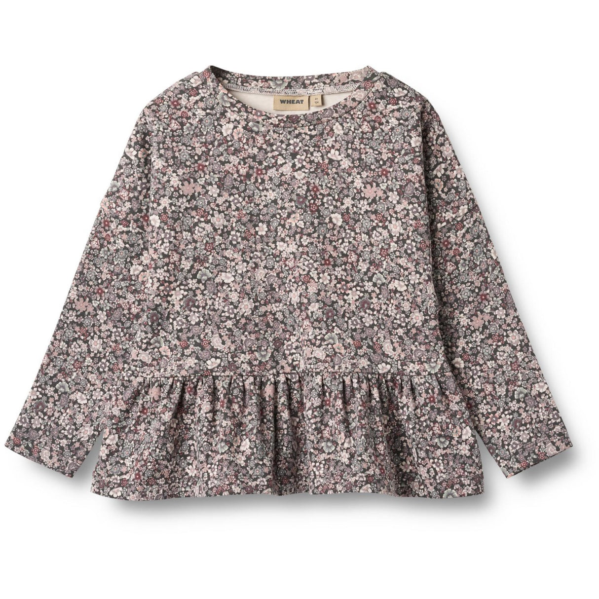 Wheat Purple Stone Flowers Blouse Carolina