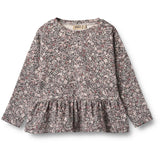 Wheat Purple Stone Flowers Blouse Carolina