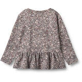 Wheat Purple Stone Flowers Blouse Carolina