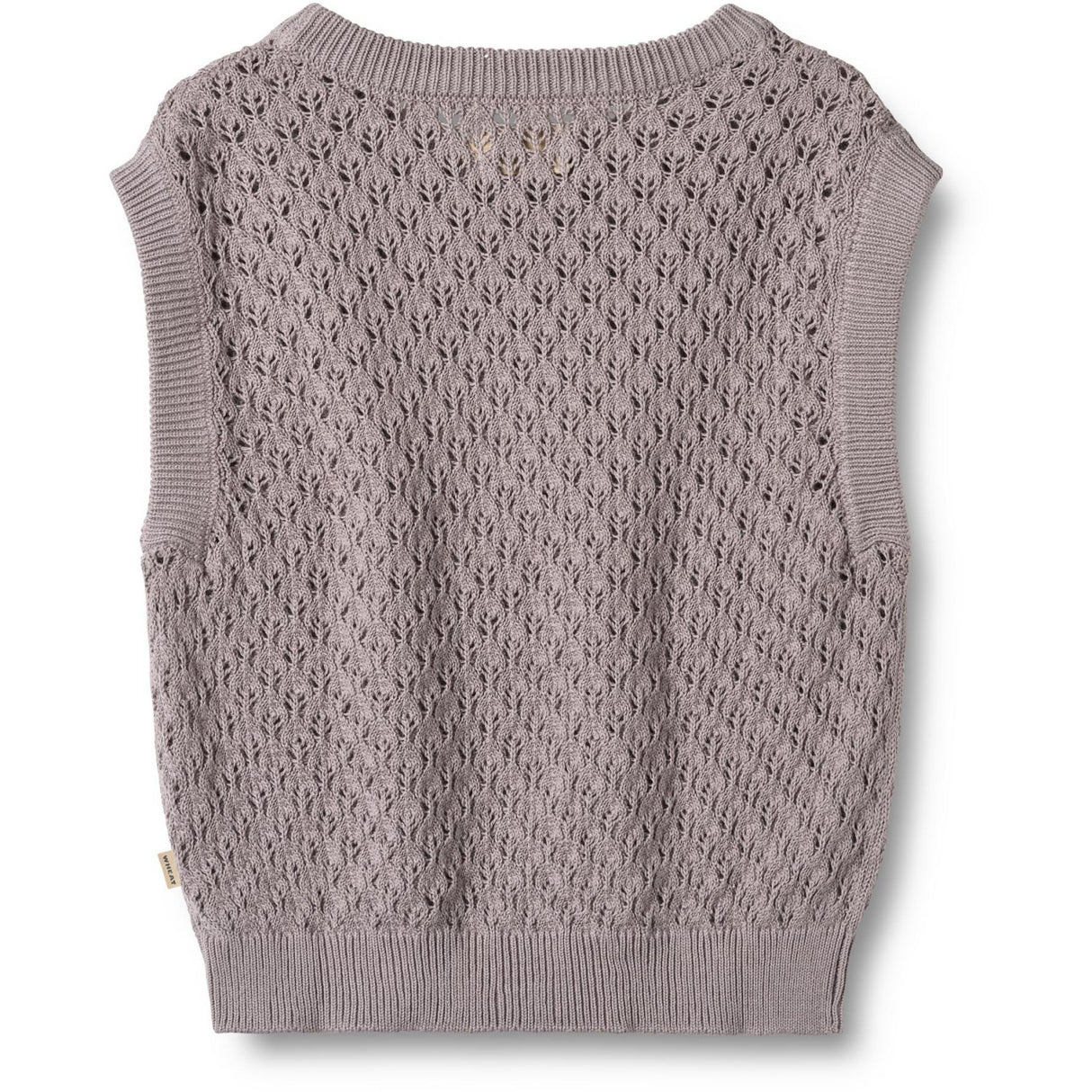 Wheat Dusty Purple Knit Vest Saga