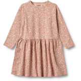 Wheat Rose Dust Flower Meadow Jersey Dress L/S Bessie