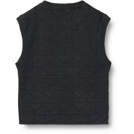 Wheat Navy Knit Vest Bobby