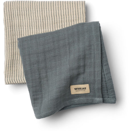 Wheat Stormy Weather 2 Pk Muslin Kaya