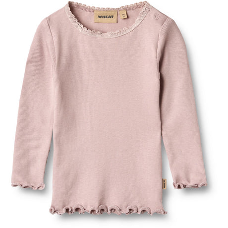 Wheat Soft Lilac Rib Blouse Reese
