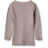 Wheat Dusty Purple Rib Blouse Reese