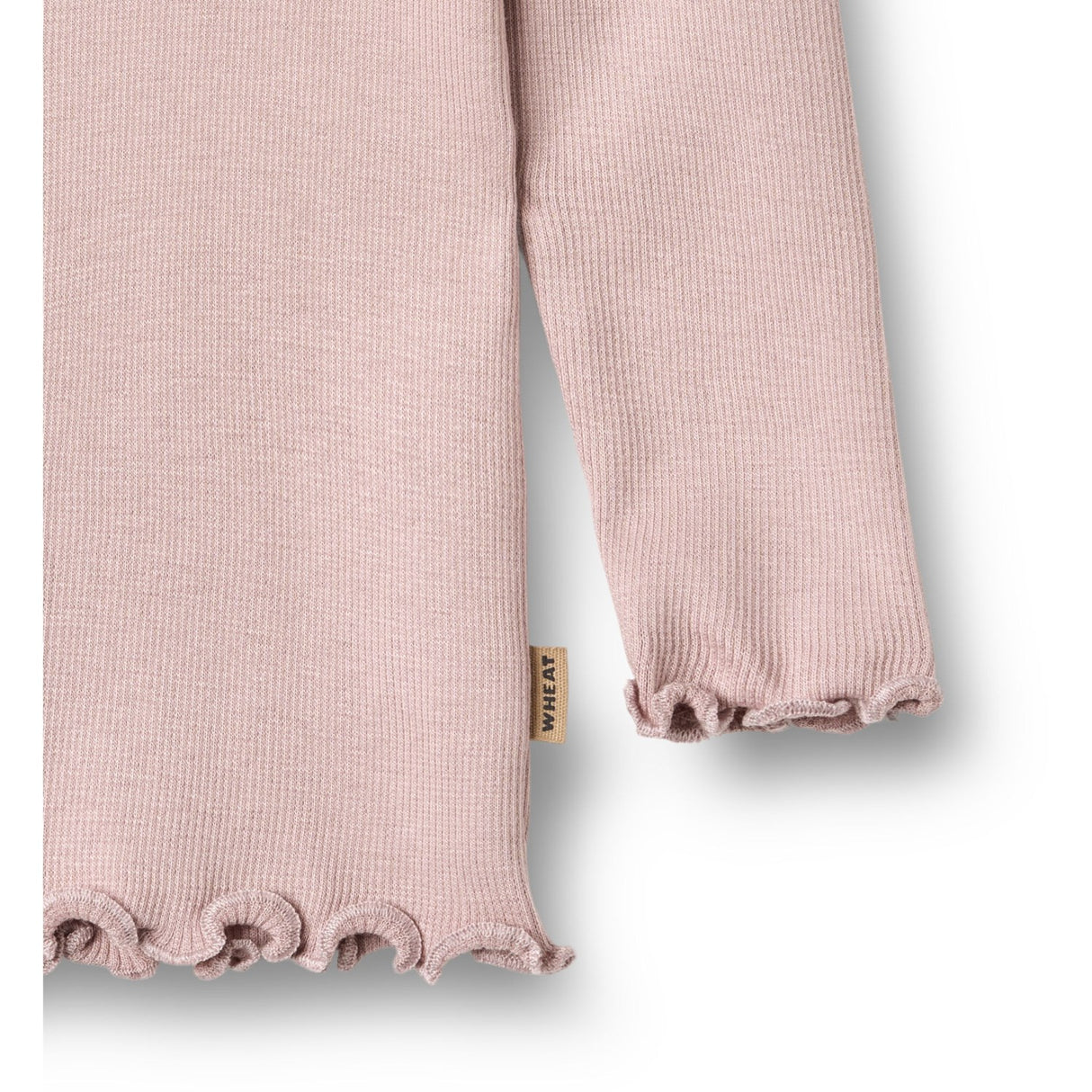 Wheat Soft Lilac Rib Blouse Reese