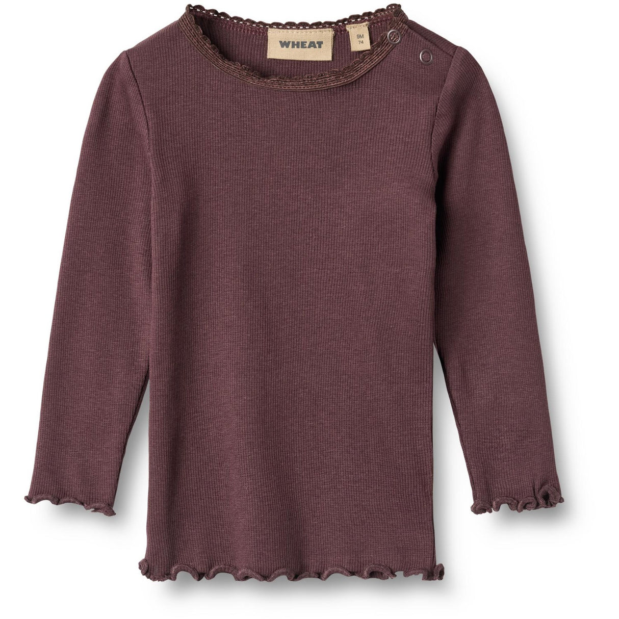 Wheat Fudge Rib Blouse Reese