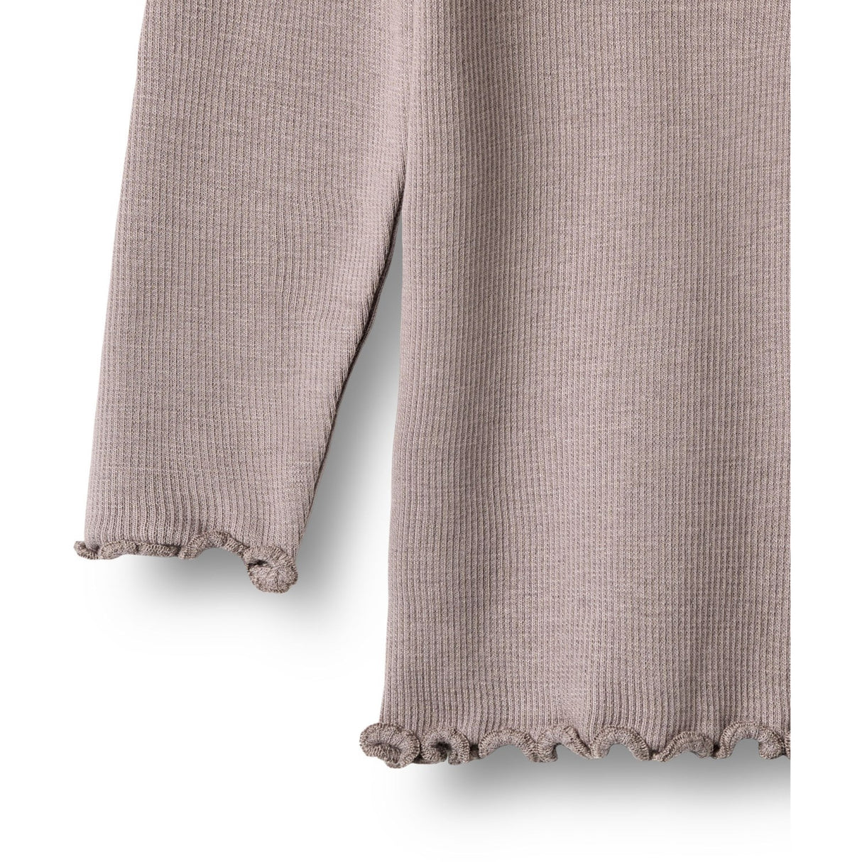 Wheat Dusty Purple Rib Blouse Reese