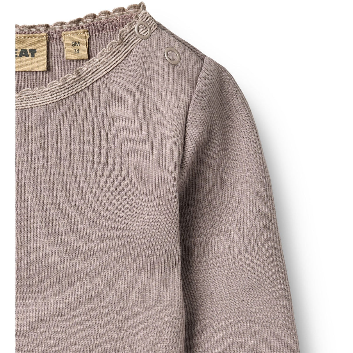 Wheat Dusty Purple Rib Blouse Reese