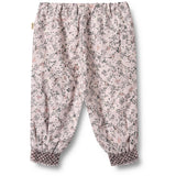 Wheat Lilac Checked Flowers Pants Lined Sara