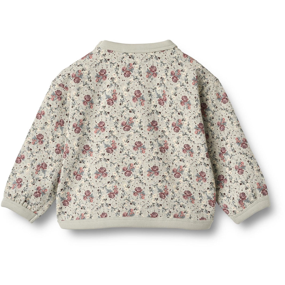 Wheat Slightly Green Flowers Sweatshirt L/S Emery
