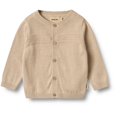 Wheat Warm Sand Knit Cardigan Sofus