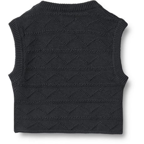 Wheat Navy Knit Vest Bobby