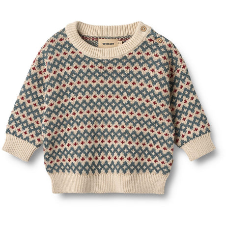 Wheat Offwhite Jacquard Pullover Harlow