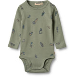 Wheat Dusty Green Cars Body L/S Freddie