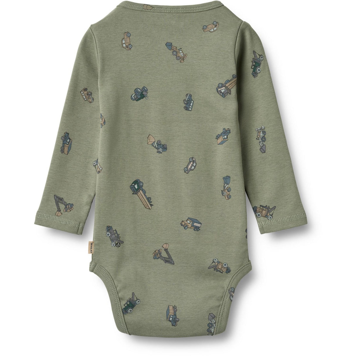 Wheat Dusty Green Cars Body L/S Freddie