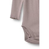 Wheat Dusty Purple Rib Body L/S Lotta