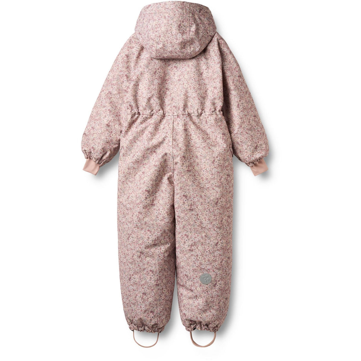 Wheat Rose Dust Flowers Snowsuit Miko