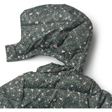 Wheat Forest Lake Checked Flowers Puffer Jacket Karla