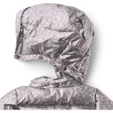 Wheat Silver Flower Meadow Puffer Jacket Eli