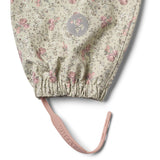 Wheat Slightly Green Flowers Rainwear Olo Pants