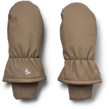 Wheat Dry Wood Winter Mittens Stormy