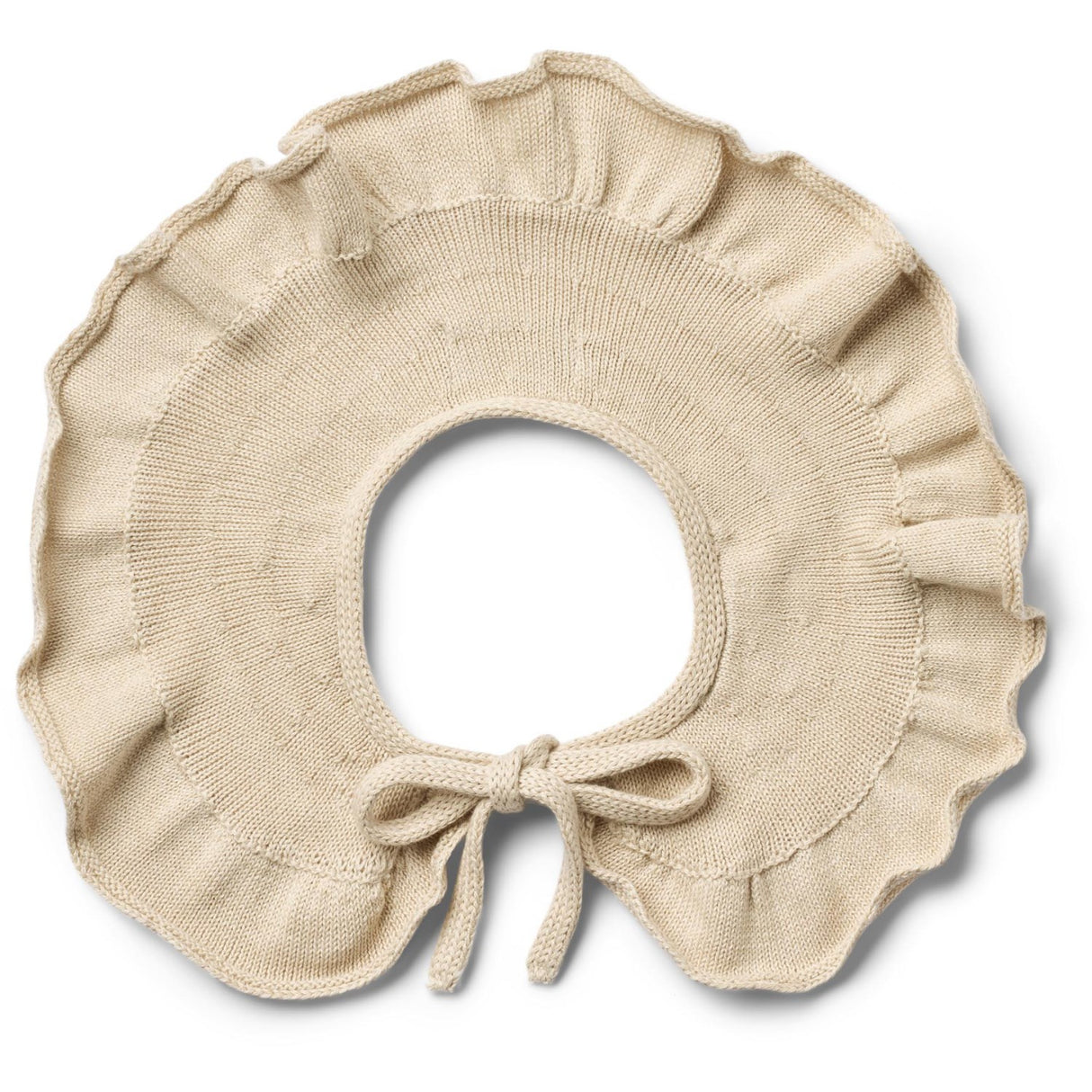 Wheat Offwhite Knit Collar Edele