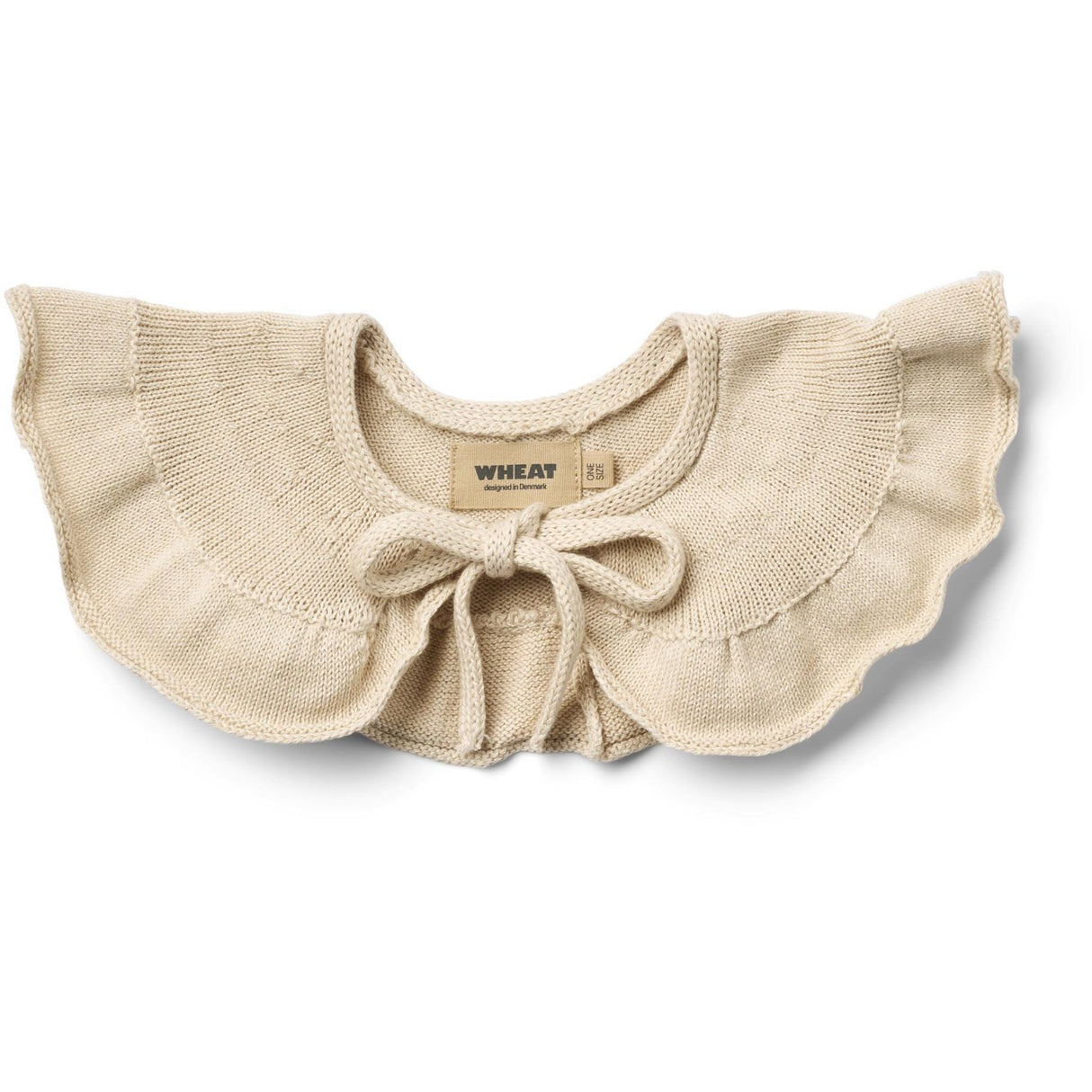 Wheat Offwhite Knit Collar Edele