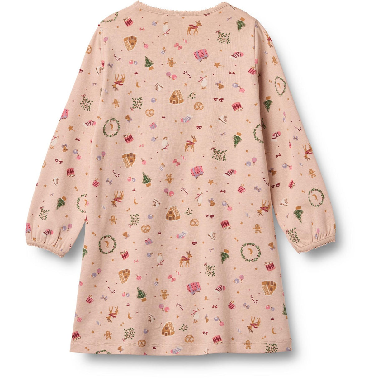 Wheat Rose Dust Holiday Nightgown Elinor
