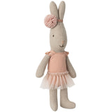 Maileg Rabbit, Micro - Ballet Suit And Skirt Rose