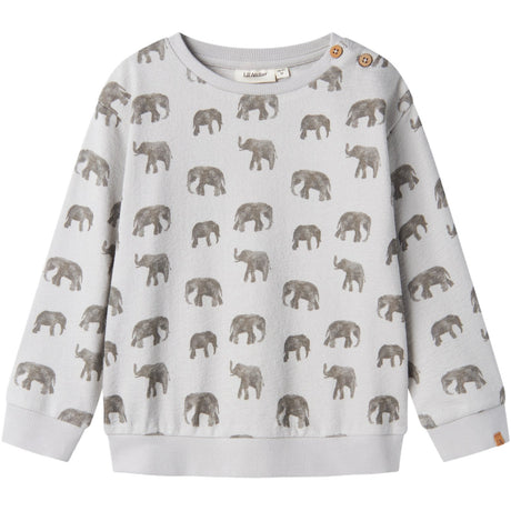 Lil'Atelier Vapor Blue Elephant Nmmdias Ls Loose Sweat Lil