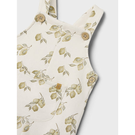 Lil'Atelier Turtledove Lemons Nbnjobo Kio Loose Sweat Overall Lil