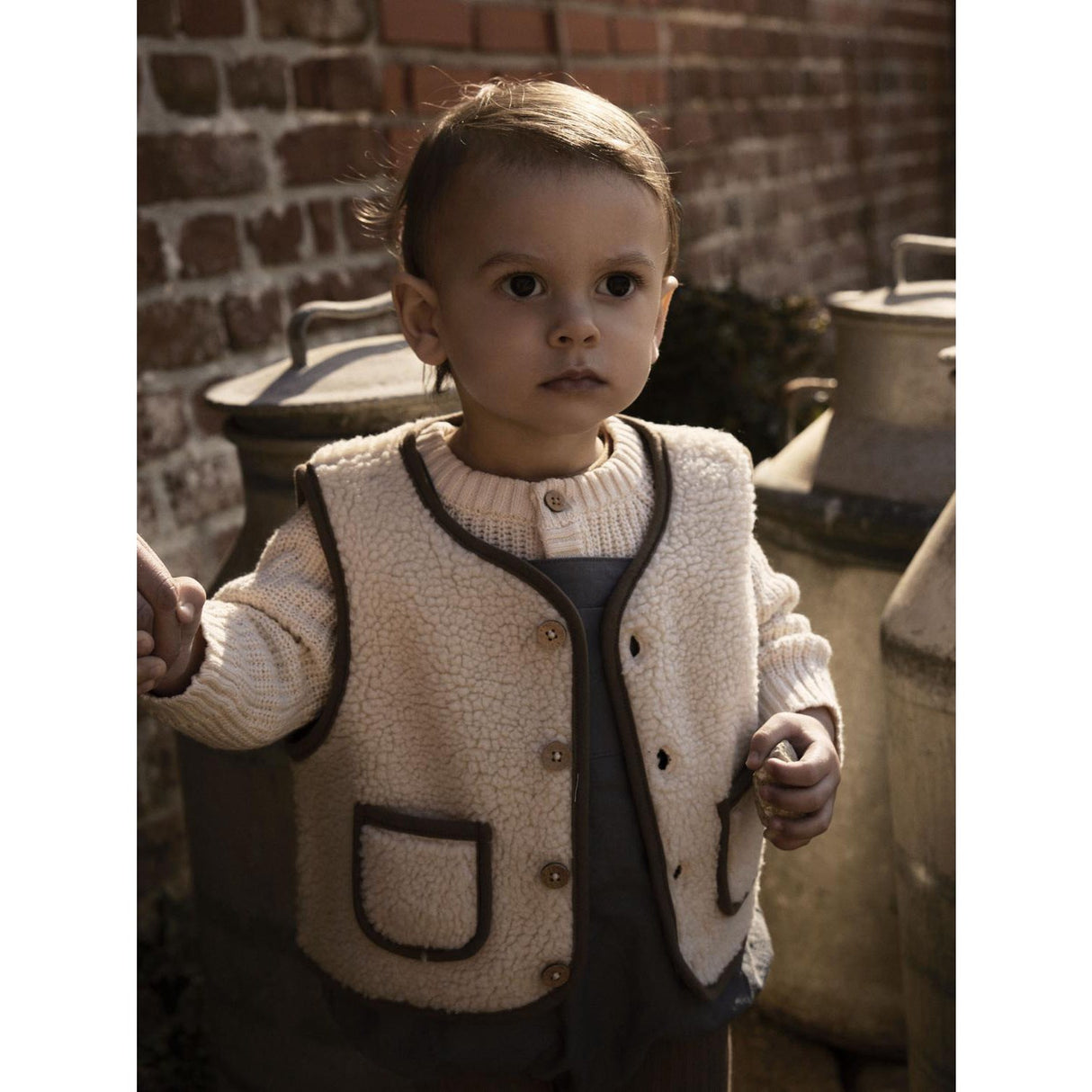 Lil'Atelier Turtledove Shitake Nbnlajo Loose Vest Lil