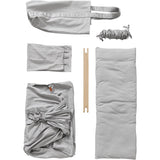 MEMBANTU Grey Organic Baby Hammock Premium