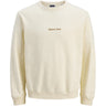 Jack & Jones Junior Antique White Jornorrebro Emb Sweat Crew Noos Jnr