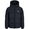Jack & Jones Junior Sky Captain White Logo Jjmaze Logo Puffer Hood Jnr