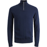 Jack & Jones Junior Navy Blazer Jjeemil Knit Half Zip Noos Jnr