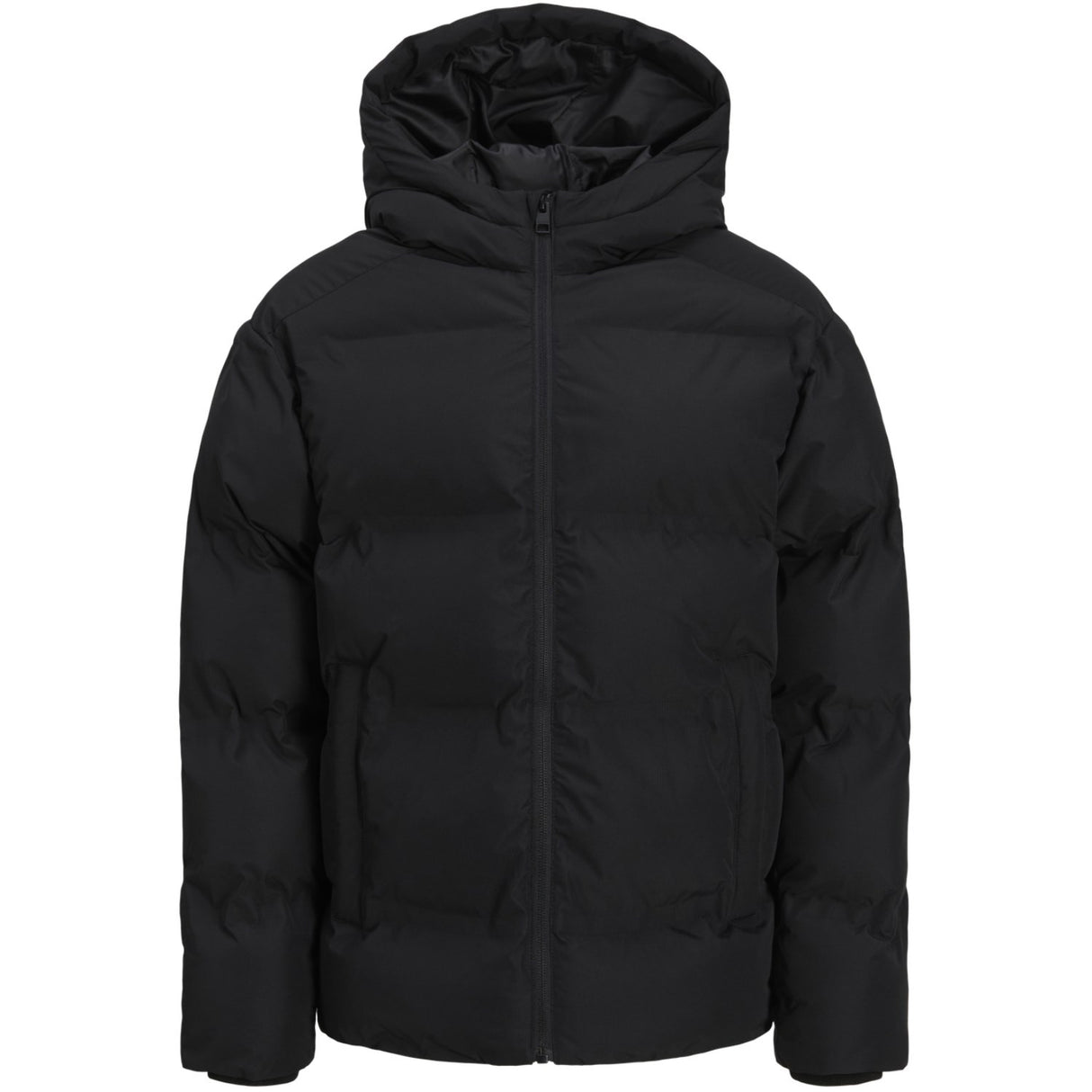 Jack & Jones Junior Black Jjesoho Puffer Hood Sn Jnr