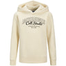Jack & Jones Junior Antique White Big Print Jjmakoto Sweat Hood Jnr