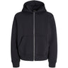 Jack & Jones Junior Black Jcocover Scuba Sweat Zip Hood Jnr