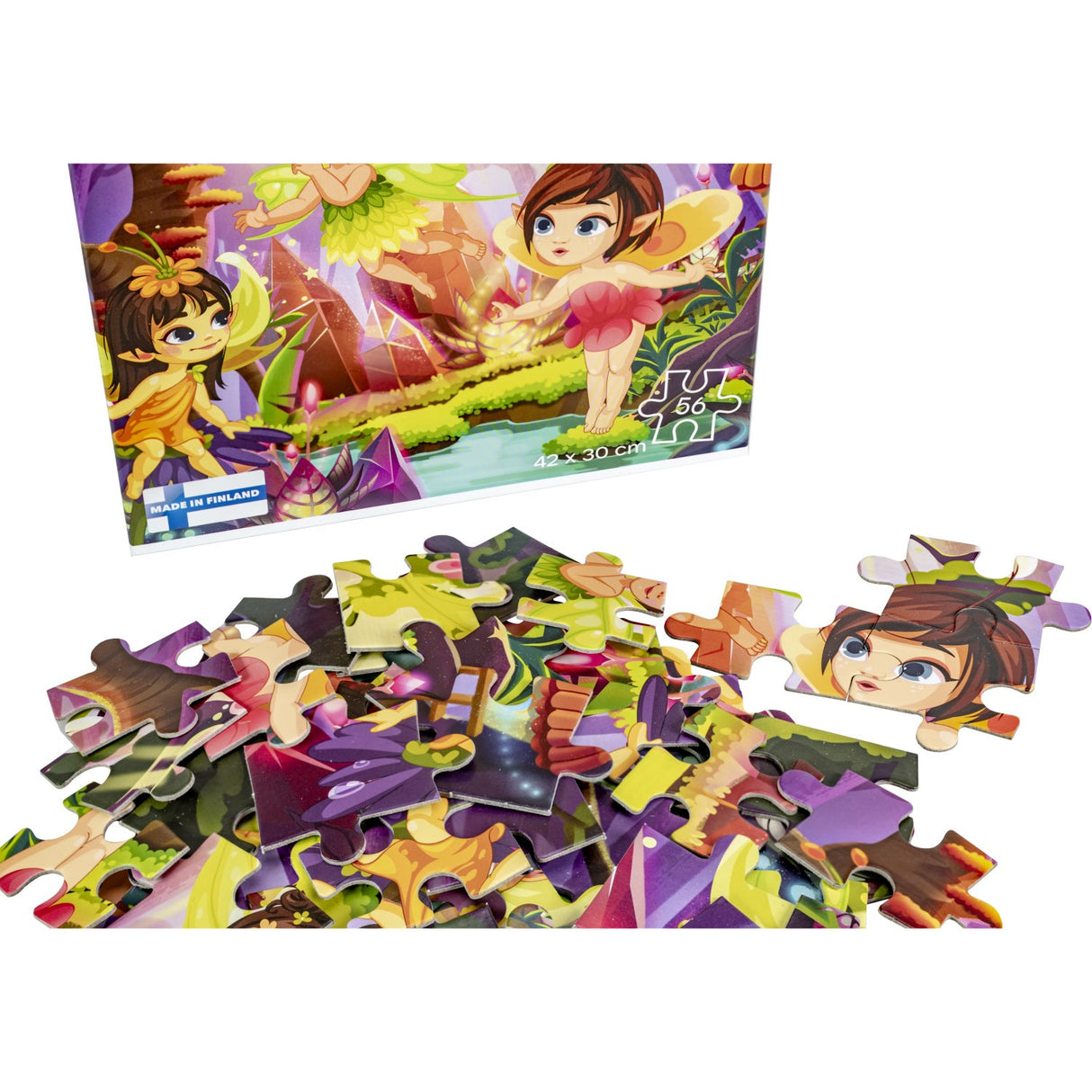 Tactic Games Puzzle Lovers, Fairies 56 Pcs Puzzle