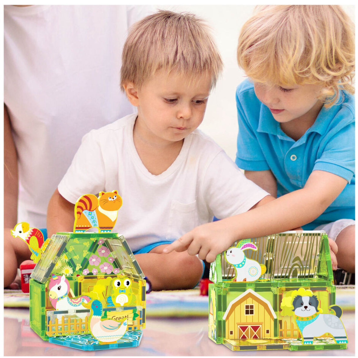 Picasso Tiles Picasso Tiles 26 Stk Magnetiske Byggesæt Farm