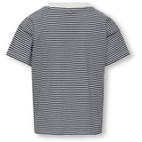 kids ONLY Cloud Dancer Sky Captain Y/D Stripes/ Red Heart Kogpisa Maiken Life Crop Ss Onl Jrs Noos