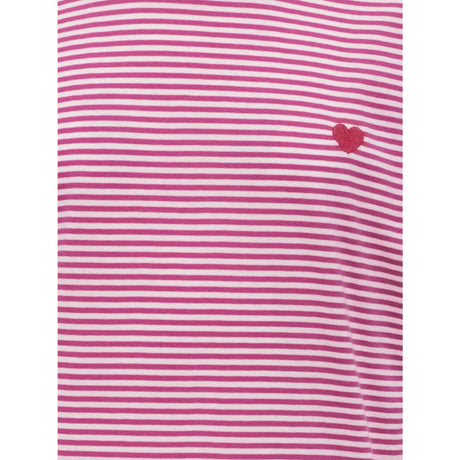 kids ONLY Cloud Dancer Magenta Y/D Stripes / Red Heart Kogpisa Maiken Life Crop Ss Onl Jrs Noos