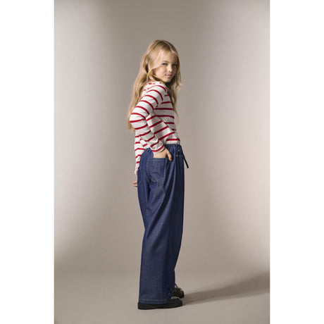 kids ONLY Naval Academy Contrast Stitches Kogjina Mw Wide Stitch Pants Cp Pnt