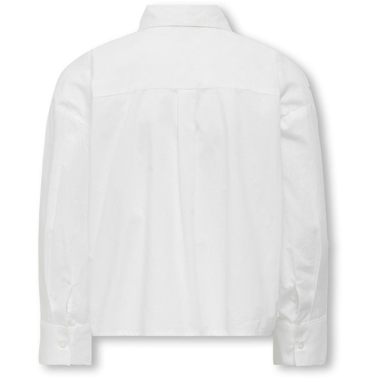 kids ONLY Bright White Rhinestones Koglina Stone Oversize L/S Shirt Wvn