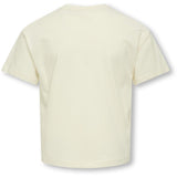 kids ONLY Cloud Dancer Preppy/Pineneedle Koggitta S/S Boxy Printed Top Jrs